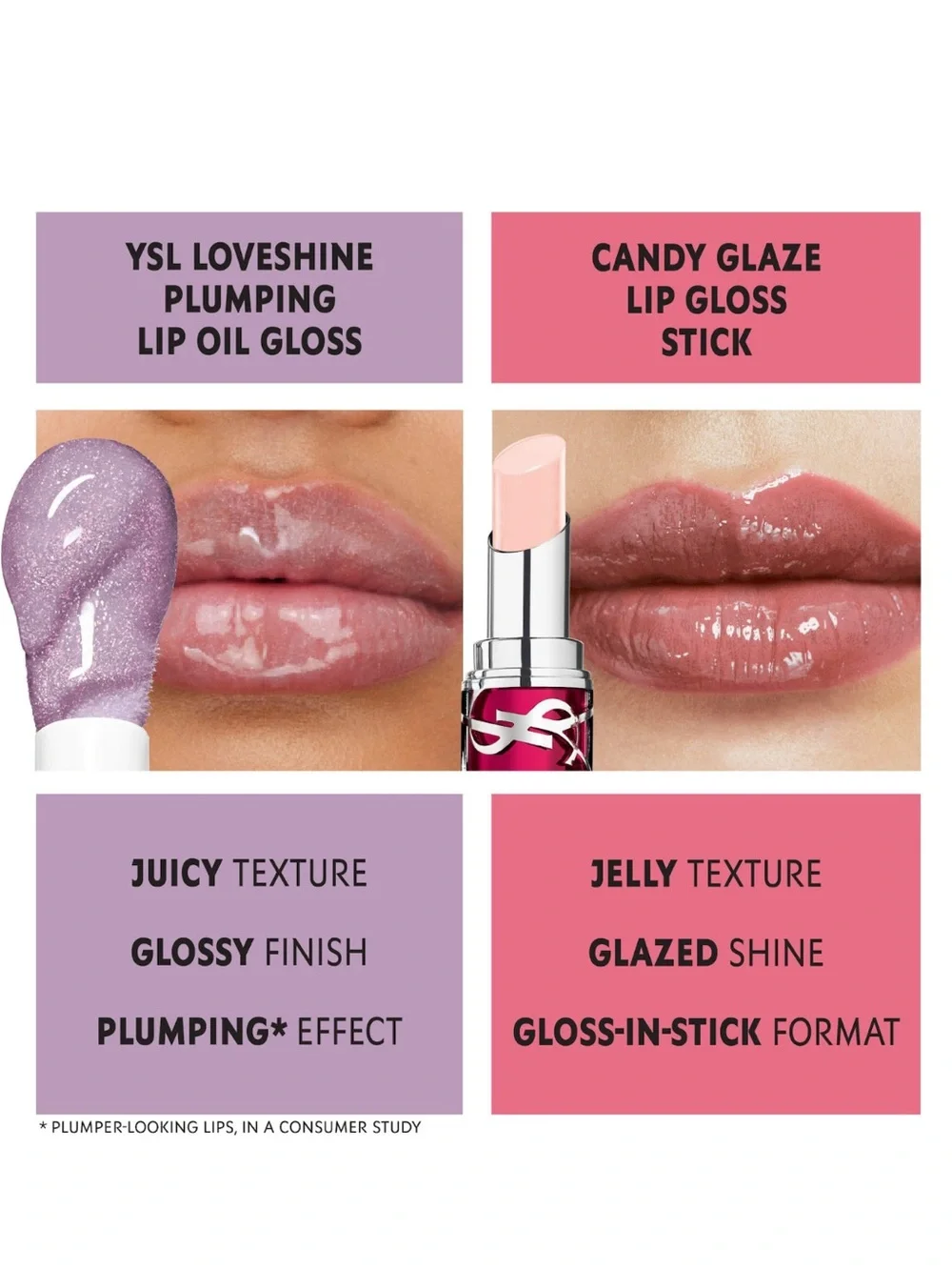 YSL Loveshine Plumping Lip Oil Gloss Color: 01 Thunder Stealer